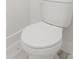 A close-up of a modern white toilet at 2596 Sw 146 St, Ocala, FL 34473
