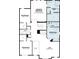 Upstairs floor plan features four bedrooms, three baths and an open loft area with stairs at 2666 Great Heron Ave, St Cloud, FL 34773