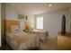 Bedroom has two beds, a nightstand, television and window at 3020 Red Ginger Rd, Kissimmee, FL 34747