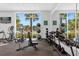 Well-equipped gym featuring exercise equipment and scenic views at 3838 Lana Ave, Davenport, FL 33897