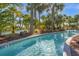 Resort-style lazy river with lush tropical landscaping and clear blue water at 3838 Lana Ave, Davenport, FL 33897