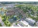 Community aerial view showcasing the amenities, landscaping and surrounding areas at 5412 Factors Walk Dr, Sanford, FL 32771