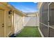 Cozy backyard with artificial grass and decorative rocks at 5412 Factors Walk Dr, Sanford, FL 32771