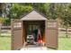 Shed interior with ample storage for tools, equipment, and other outdoor essentials at 735 Oak Ter, Orange City, FL 32763