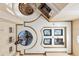 Elaborate ceiling design with custom lighting fixtures provides a unique, luxurious look to the home's interior at 8590 Apache Trl, Kissimmee, FL 34747