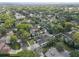 Overhead shot of property featuring mature trees and lush landscaping at 1020 Mayfield Ave, Winter Park, FL 32789