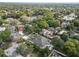 Stunning aerial view of the home and neighborhood, showcasing lush greenery and nearby amenities at 1020 Mayfield Ave, Winter Park, FL 32789