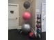 Gym with exercise balls and weighted balls stored for fitness exercises at 107 Vista Verdi Cir # 237, Lake Mary, FL 32746