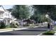 Charming street view of the Harvest District neighborhood featuring landscaped sidewalks and beautiful home exteriors at 1250 Water Maple Dr, Oakland, FL 34787