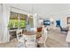 Bright dining area with an outdoor view, seamless connection to living area at 132 Rosa Bella Vw, Debary, FL 32713