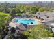 Aerial view of neighborhood pool at 14090 Avenue Of The Groves, Winter Garden, FL 34787