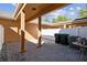 Covered patio with brick floors and exterior wall of home at 14090 Avenue Of The Groves, Winter Garden, FL 34787