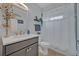 Updated bathroom with granite countertops, and shower at 1621 Highland Dr, Longwood, FL 32750