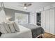 Bedroom featuring a ceiling fan and closets at 1905 Lady Ave, Ocoee, FL 34761