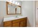 Bathroom with white vanity and mirror at 3994 Irma Shores Dr, Orlando, FL 32817