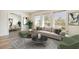 Living room featuring luxury vinyl floors, neutral decor, and lots of natural light at 3994 Irma Shores Dr, Orlando, FL 32817
