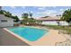 Outdoor pool with ample surrounding space and minimal landscaping at 3994 Irma Shores Dr, Orlando, FL 32817