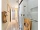 Bathroom featuring shower with glass enclosure, towel bar and neutral tile at 418 Curry Ct, Altamonte Springs, FL 32714