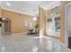 Open-concept dining room featuring a chandelier, tile floors, and neutral walls at 418 Curry Ct, Altamonte Springs, FL 32714