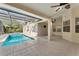 Screened-in pool and patio with ceiling fans for relaxed outdoor living and entertaining at 418 Curry Ct, Altamonte Springs, FL 32714