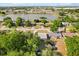 A charming community from above, showcasing a lake, houses, and lush green trees at 4246 Clarinda St, Orlando, FL 32811