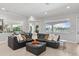Bright living room with backyard views and comfortable seating, perfect for relaxing and entertaining at 6313 Bordeaux Cir, Sanford, FL 32771