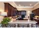 Kitchen with stainless appliances, a breakfast bar, and ample counter space at 1027 Algare Loop, Windermere, FL 34786