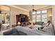 Spacious living room featuring high ceilings, large windows, and ample seating at 1027 Algare Loop, Windermere, FL 34786