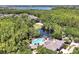 Aerial view of the community pool area at 14522 Old Thicket Trace, Winter Garden, FL 34787