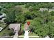 This aerial view of the home features a red pin as the geo-location at 1512 Southwind Ct, Casselberry, FL 32707