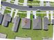 Aerial view showing property lines, roof, driveway, and neighborhood at 1649 Teagan Ln, Winter Haven, FL 33884