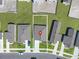 Aerial view showing property lines, roof, driveway, and neighborhood at 1649 Teagan Ln, Winter Haven, FL 33884