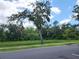 Scenic view of a small pond surrounded by lush greenery and mature trees at 3020 Water Sprite St, Orlando, FL 32808