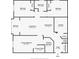 Detailed floor plan showcasing layout, room dimensions, and balcony location at 3314 Robert Trent Jones Dr # 308, Orlando, FL 32835
