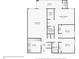 Floorplan of home, showing kitchen, bathrooms, living room, laundry, bedrooms, foyer, and balcony at 610 Cranes Way # 207, Altamonte Springs, FL 32701