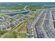 Community aerial view showing the location of the neighborhood in relation to lakes and highways at 11725 Language Way, Orlando, FL 32832