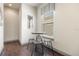 Charming breakfast nook with seating for three, a round table, and a window at 1539 Corolla Ct, Reunion, FL 34747