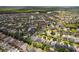 Picturesque aerial view of a community featuring well-kept homes surrounded by mature trees at 1825 Saffron Plum Ln, Orlando, FL 32828