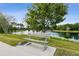 The lake has a walking path and a bench where you can relax at 1825 Saffron Plum Ln, Orlando, FL 32828