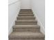 Carpeted staircase with white risers and stringers, leading to the upper level at 1912 Archer Dr, Minneola, FL 34715