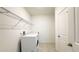 Clean and spacious laundry room with a wire shelf for organized storage at 2252 Emerald Springs Dr, Apopka, FL 32712