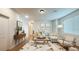 A beautifully staged living room with modern furniture and bright, airy decor at 2252 Emerald Springs Dr, Apopka, FL 32712