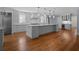 This expansive kitchen features a large island, stainless appliances, and gorgeous white cabinets at 266 Chase Ave, Winter Park, FL 32789