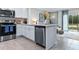 Stylish kitchen featuring stainless steel appliances and white cabinets and decor at 2903 Canary Ave, Davenport, FL 33837