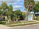 Landscaped front yard with lush greenery and decorative features enhancing curb appeal of this well-maintained home at 329 Kantor Blvd, Casselberry, FL 32707