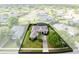 Birds eye view of the home on a well manicured lot, showcasing its landscaping and neighborhood at 5509 Meadow Hill Loop, Lady Lake, FL 32159