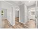 Hallway featuring doors that lead into the bathroom and bedroom at 730 Cordova Dr, Orlando, FL 32804