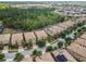 An aerial view of a neighborhood with well-maintained homes and lush green trees at 8808 Macapa Dr, Kissimmee, FL 34747