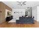 Cozy living room with modern decor, hardwood floors, and lots of natural light at 1128 Brantley Estates Dr, Altamonte Springs, FL 32714
