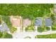 Aerial view of the home showcasing the roof and backyard at 157 Long Pine Dr, Deltona, FL 32725